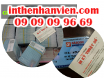 Gia công theo hình thù đặc biệt thẻ nhân viên