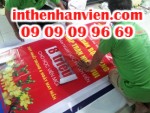 In băng rôn giá rẻ, khuyến mãi mừng Tết Dương Lịch từ bạt hiflex