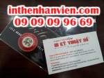 In thẻ nhân viên số lượng lớn cho công ty, doanh nghiệp, đặt in thẻ nhựa với công nghệ in offset