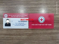 In thẻ nhân viên y tế, thẻ nhân viên hội chữ thập đỏ TPHCM - In thẻ nhân viên giá rẻ