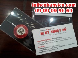 In thẻ nhân viên số lượng lớn cho công ty, doanh nghiệp, đặt in thẻ nhựa với công nghệ in offset