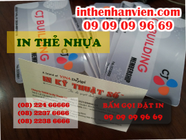In thẻ nhựa nhân viên giá rẻ với giá in tại xưởng, đặt in nhanh tại In Kỹ Thuật Số